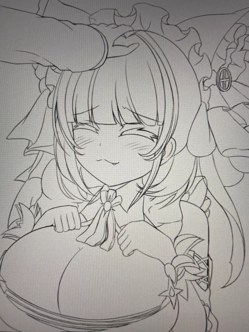 チェシャーの線画OK? 