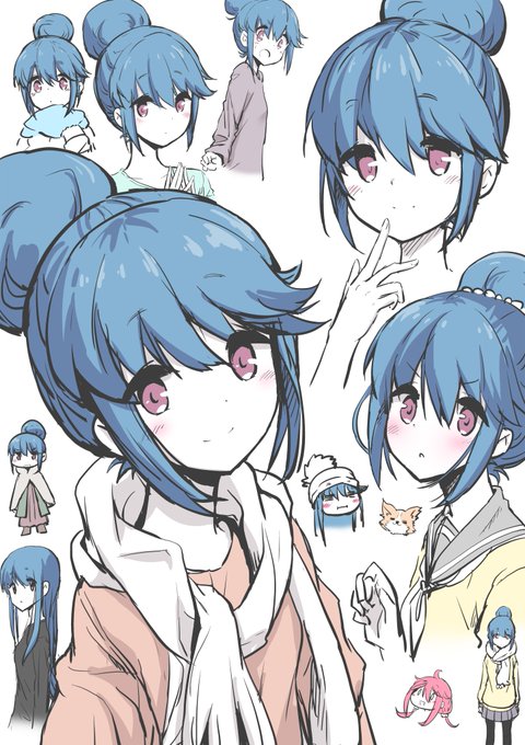 オフの各務原 ゆるキャンd 各務原なでしこ 可愛いを求めて えぬつーのイラスト