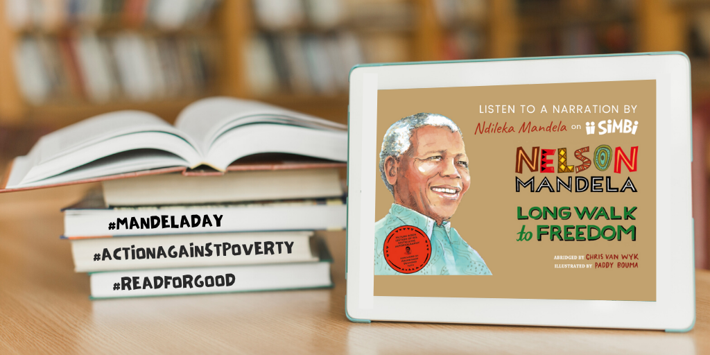 It's #mandeladay! Read along as Ndileka Mandela narrates the story of her grandfather's  fight for equality: ow.ly/4BxM50AAMdp

@NelsonMandela @readwithsimbi #mandeladay #actionagainstpoverty #panmacmillansa #readwithsimbi #equality #readforgood #bookaddict