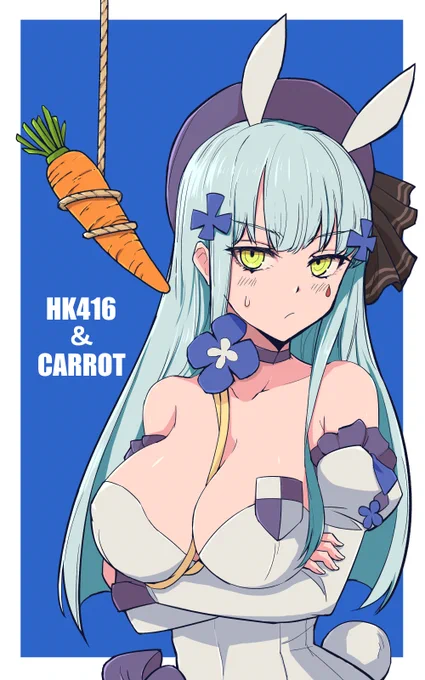 前から描きたいと思っていたエクスポ衣装の416! 