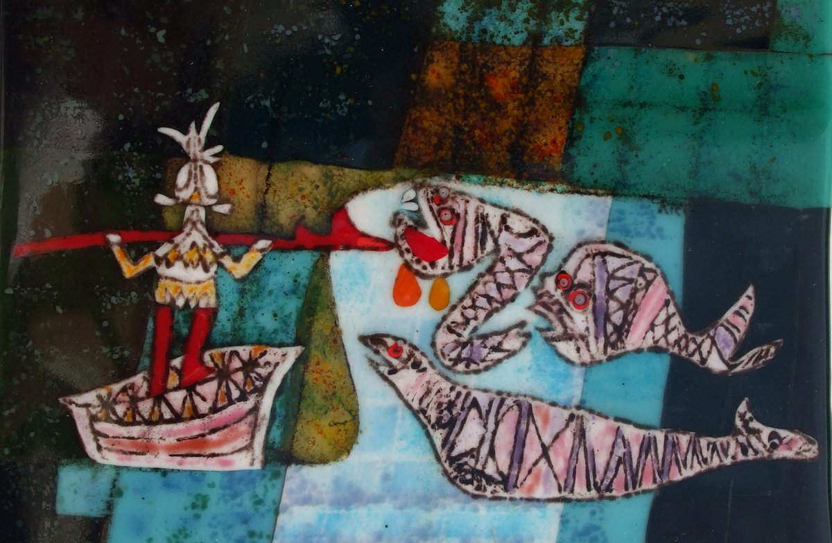 This weekend I am showing glass pictures in my windows on Green End Road including this one #COSart2020 #openwindows2020 #COSopenwindows2020