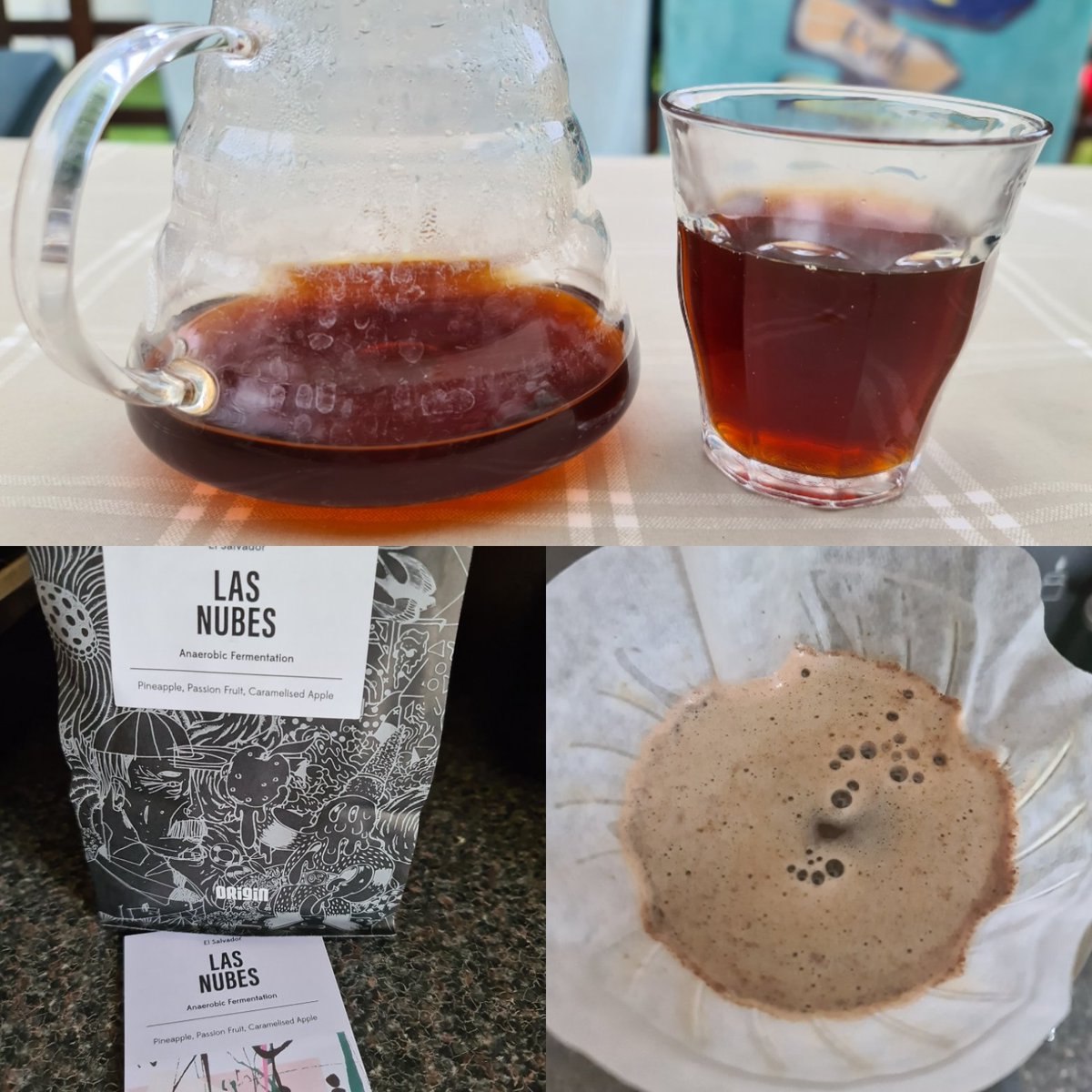 miguelcamara89's tweet photo. Brewing awsome coffee, was really looking forward to it and didn't disappoint. @origincoffee Anaerobic fermentation from Las Nubes. I do love a tropical acidity so this suits me well. #happycustomer #originroasters #specialitycoffee #fermentedcoffee https://t.co/8ARwgOTgYr
