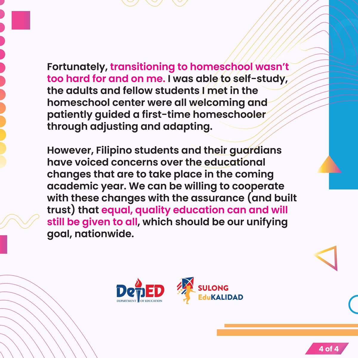 DepEd_PH's tweet photo. Basahin ang bukas na liham ng senior high school learner na si Psalma Gaite, tungkol sa kanyang karanasan sa homeschooling. 🏡

#SulongEduKalidad #DepEdPhilippines #DepEdTayo https://t.co/QL0E9JBxg8