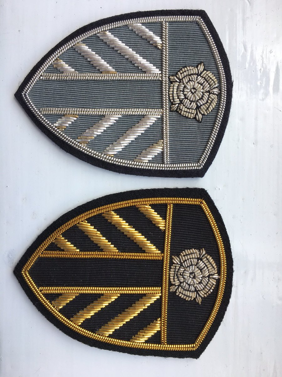 ensignbadges's tweet photo. @LUFC @andrearadri Congratulations to Leeds United on winning promotion to the Premier League. It’s been a long time since we were tasked to create badges for Champions League Semi Final but the design has stood the test of time. No LUFC required back then the shield was enough. https://t.co/RkVJ6rCYwW