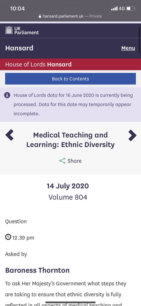 malone_mk's tweet photo. Mind the Gap made it into the House of Lords! There is still a lot of work to be done to make medical education in the UK inclusive of the diverse population it serves. I am calling on the government and higher governing bodies to help implement the change of curriculum! https://t.co/BgnwIYRThB