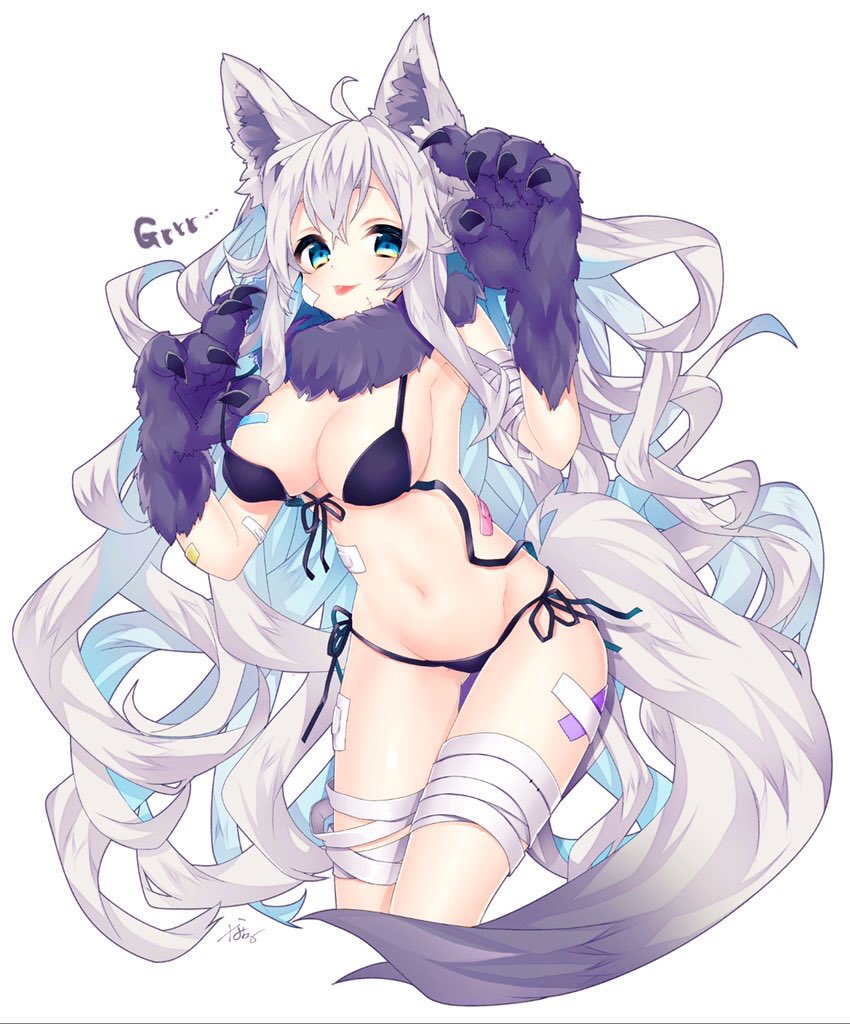 「#女の子のイラストだけで興味を持ってくれる方へ届け
オリジナルけもみみ娘好きに届」|なちる@新刊委託中🐾のイラスト