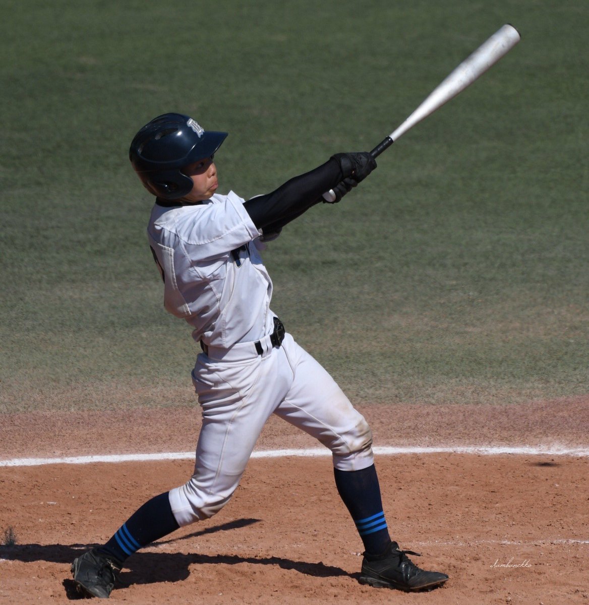 Iambanekko's tweet photo. 夏季愛知県高等学校野球大会 第5日
2回戦7月18日㈯C(名古屋ﾌﾞﾛｯｸ)
瑞穂 第3試合[終了]
 山田００００１００=１
 向陽００１１２２2x=８

向陽 県内公立校で最長
11年連続 夏の初戦突破
ﾌﾟﾛ注目右腕の国本(名古屋高)と中学時ﾊﾞｯﾃﾘｰ組んだ日向潤②
(3年 #天白中 #ALLDREAMS)5回に2点適時打 https://t.co/FYYT1Vv2sZ