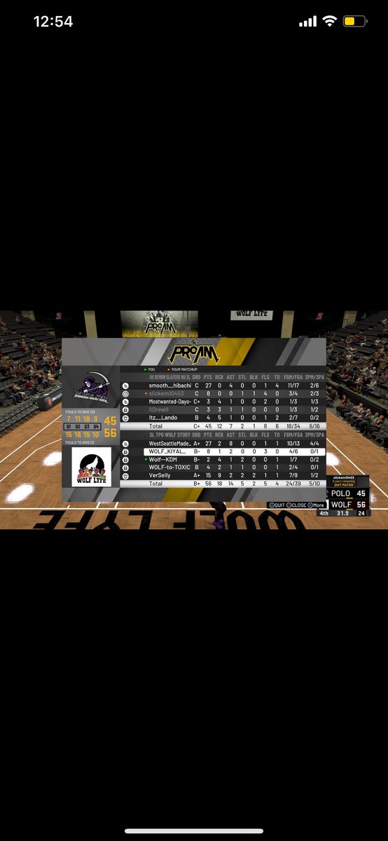 wolfamily23's tweet photo. Good BO3 Series With @2kSlayers improving day by day getting ready for the season #wolfup @SLProAm @WolfKDM https://t.co/Kot6d2g4u2