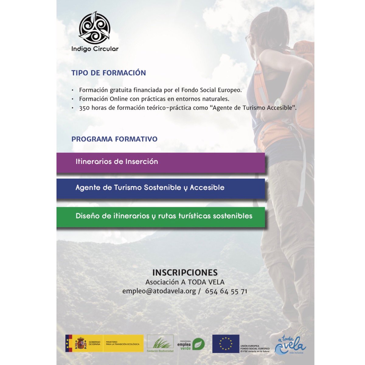 A_Toda_Vela's tweet image. Os traemos este curso que A Toda Vela realizará en septiembre.
Este proyecto cuenta con la colaboración de Fundación Biodiversidad del Ministerio para la #TransicionEcologica a través del #ProgramaEmpleaVerde cofinanciado por #FondoSocialEuropeo.

#Biodiversidad
#ATodaVelaAlmeria