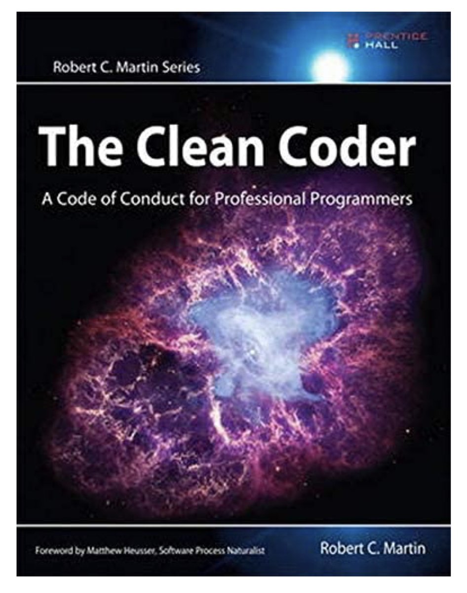 AndreasJakof's tweet photo. @EmmaBostian Just finished #CleanCode and #CleanCoder. Started #CleanArchitecture.
As a result, I started refactoring at work and thinking a lot about different design (code) decisions. At least, I already do the things in #CleanCoder.
Last fictious: #Shorefall and #Dune https://t.co/oXirrnfBDw