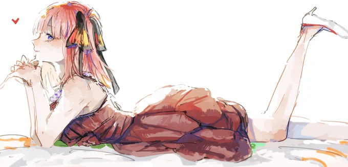 らくがき二乃…原稿終わったらちゃんと描く…可愛かった 
