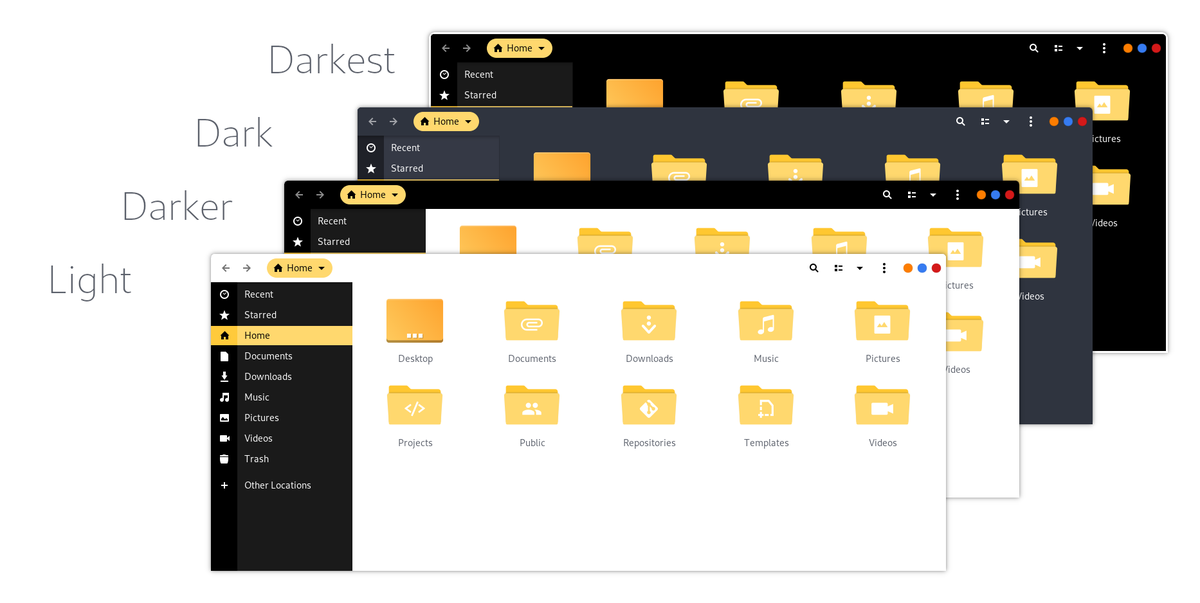 dani_ruiz24's tweet photo. After some time paused, today I've uploaded a new update for Flat-Remix GTK themes! π₯³π₯³
π΅ https://t.co/7X1xpfanEC
π’ https://t.co/LzIMeYTgro
π΄ https://t.co/8MX3CI0arz
π‘ https://t.co/UtxAp9IZy1
#flatremix #gtk #gnome #linux https://t.co/FpTg3Yk2Wn
