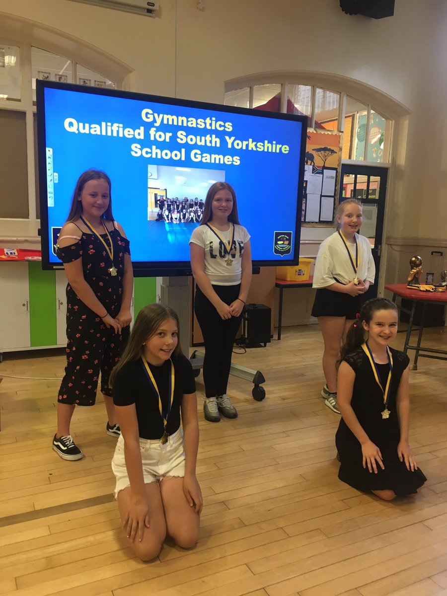 Class1117's tweet photo. Our final celebration of sport and reading success! I’m still wearing my medal for cheerleading! Thanks Mr Hawsworth! #oldestcheerleaderintown!!! https://t.co/mNqV4290mq