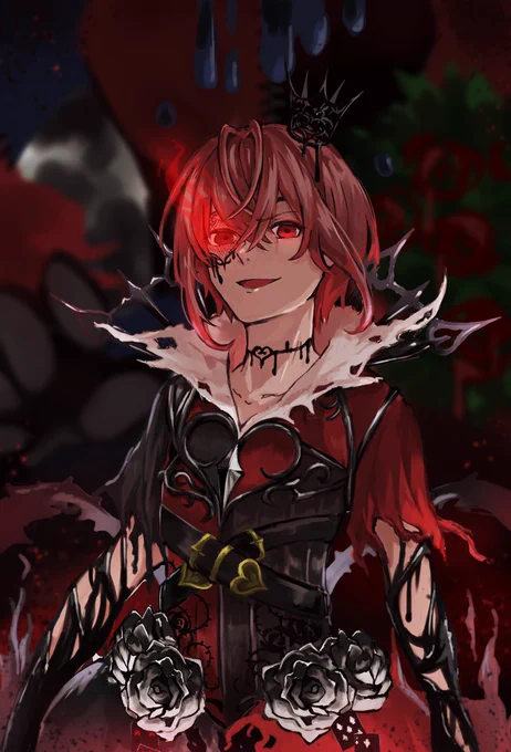#ツイステファンアート 
?「いい度胸がおありだね?」 