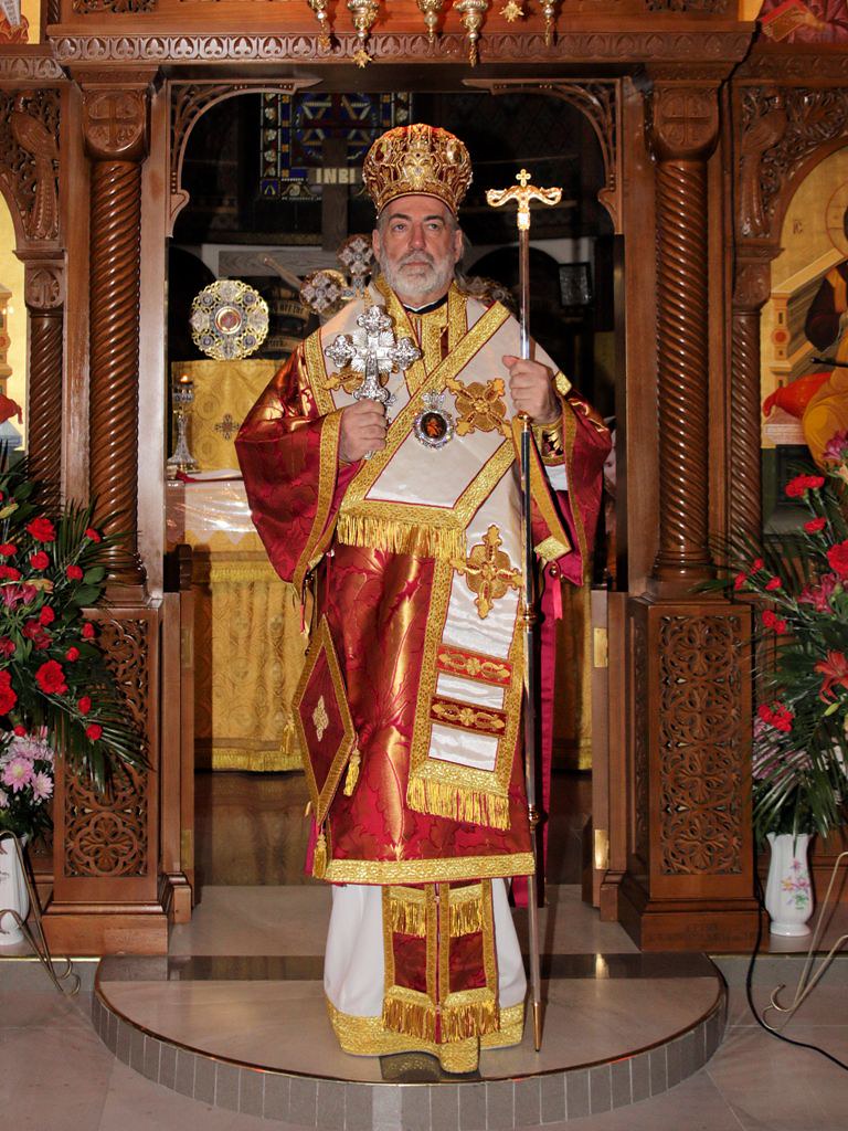 Parikiaki's tweet photo. Message from his Eminence Archbishop Nikitas of Thyateira and Great Britain on the 46 year anniversary of the Turkish invasion of #Cyprus
https://t.co/FtfgTSEwn4
 #Cyprus1974 #Cyprus46years
#ArchdioceseofThyateiraandGreatBritain 
#ArchbishopNikitasofThyateiraandGreatBritain https://t.co/PhQaLf0lEw
