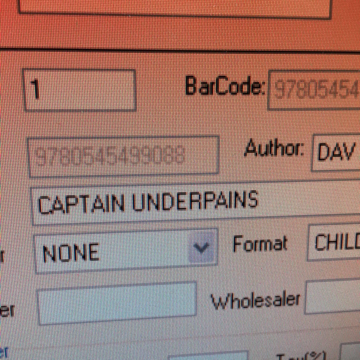 Freudian Goods-In Typo?