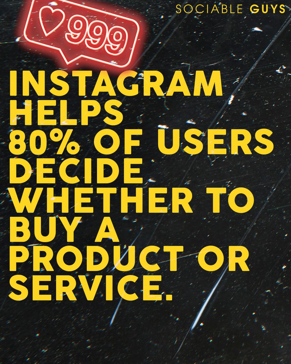 You discover a product or brand you like what do you do next? Most people would check them out on social media. The stats are crazy but they don't lie. It is critical that your Instagram is optimised to to help customers see what  their life will be like after using your service.