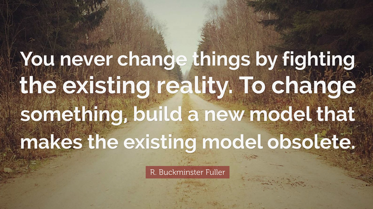 AllStarsLDN's tweet photo. "You never change things by fighting the existing reality. To change something, build a new model that makes the existing model obsolete" - Buckminster Fuller #TalentedLeadersInLockdown #PowerOfYouth https://t.co/s4DCL3Pt5n