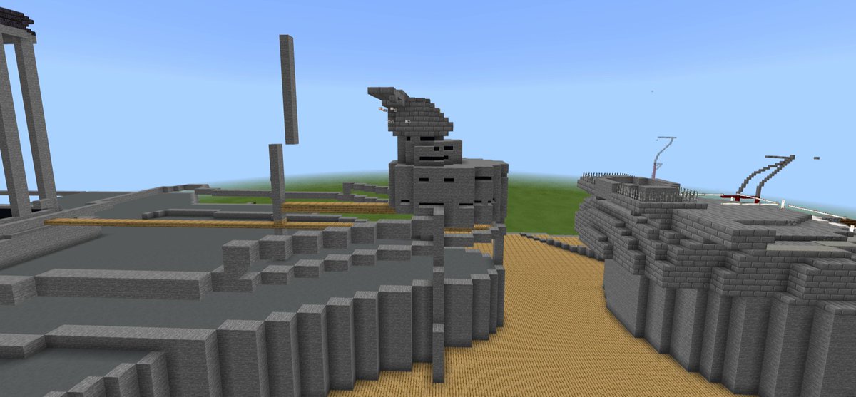 is_jdog's tweet photo. I've been working on a 2:1 scale HMS Hood for a few days now and this is what I've done so far. @Jagthunder1 https://t.co/eZQsTlm4Cu
