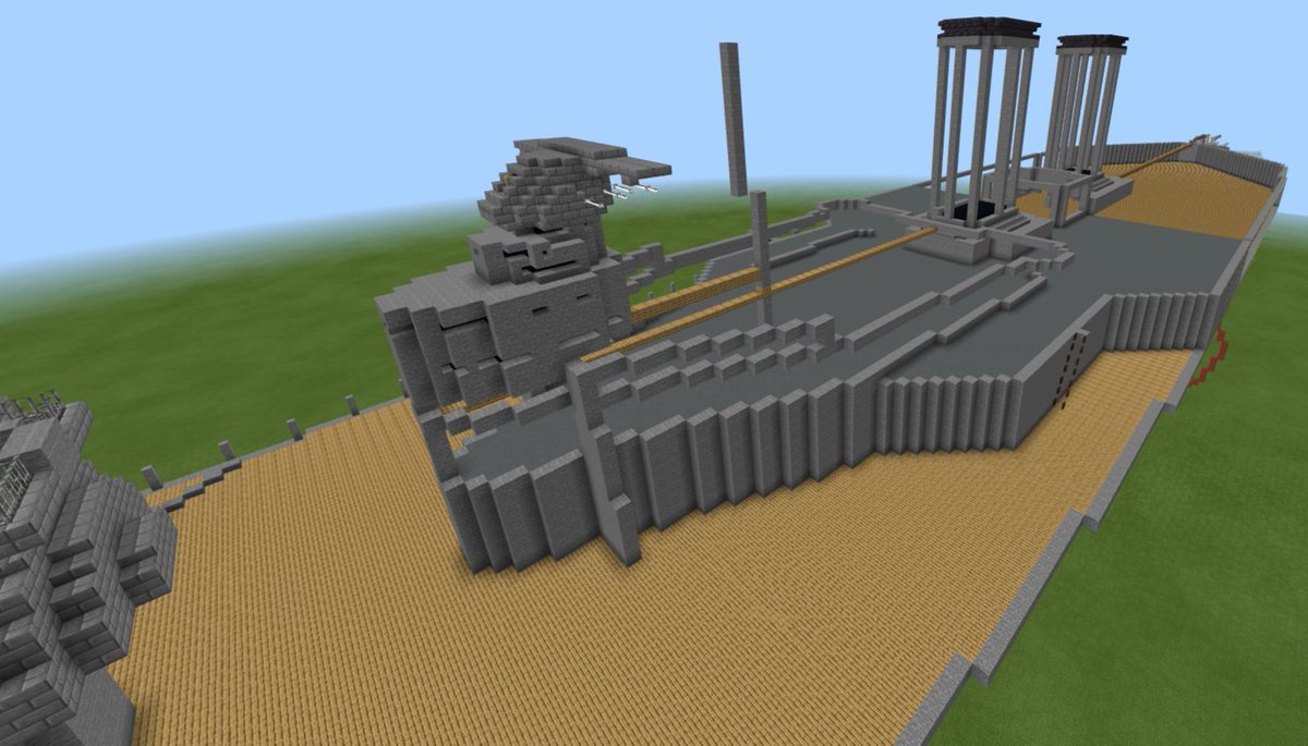 is_jdog's tweet photo. I've been working on a 2:1 scale HMS Hood for a few days now and this is what I've done so far. @Jagthunder1 https://t.co/eZQsTlm4Cu