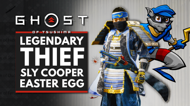 Arekkz Gaming on X: NEW VIDEO! Ghost of Tsushima  SLY COOPER Easter Egg &  Cooper Clan Cosplayer Trophy Guide    / X