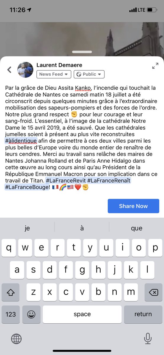 LDemaere's tweet photo. Merci @EmmanuelMacron @JeanCASTEX @JY_LeDrian @R_Bachelot @barbarapompili @Djebbari_JB @Elisabeth_Borne @E_DupondM @olivierveran @Johanna_Rolland @anne_hidalgo @egregoire @vpecresse pr votre #détermination #sansfaille dans la #Reconstruction des #cathédrale’s #àlidentique @UNESCO https://t.co/Ctv1m6OW6R