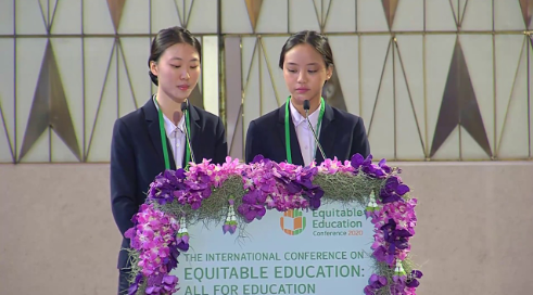 AllforEd2020's tweet photo. Unanimous message on equity and education from youth across Asia delivered to leaders at the @AllforEd2020 conference is that "It's not simply about securing more education but about securing better and more effective education #allforeducation #SDG4 https://t.co/e5vKrVbLwl https://t.co/wl5mjAEJIM
