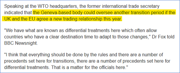 And this.The WTO doesn’t “oversee” transitions.Countries agree on a free trade deal—with or without a transition. They notify the membership, who check whether the it complies with WTO rules. That’s it.(Can’t be “interim” GATT24 again, can it?)4/4 https://www.wto.org/english/thewto_e/dg_e/dgsel20_e/dgsel20_e.htm