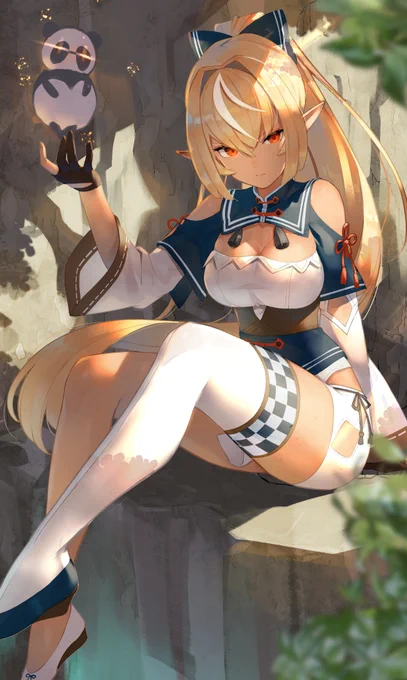 フレア【ホロライブ所属前のすがた(※妄想)】 #しらぬえ 