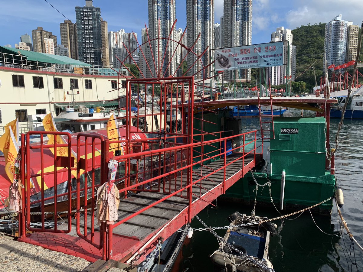 In recent history, Aberdeen has been best-known for its seafood stalls and restaurants, but like everywhere they’ve been hit hard by the virus too. Every single shop was closed today — on a Saturday.