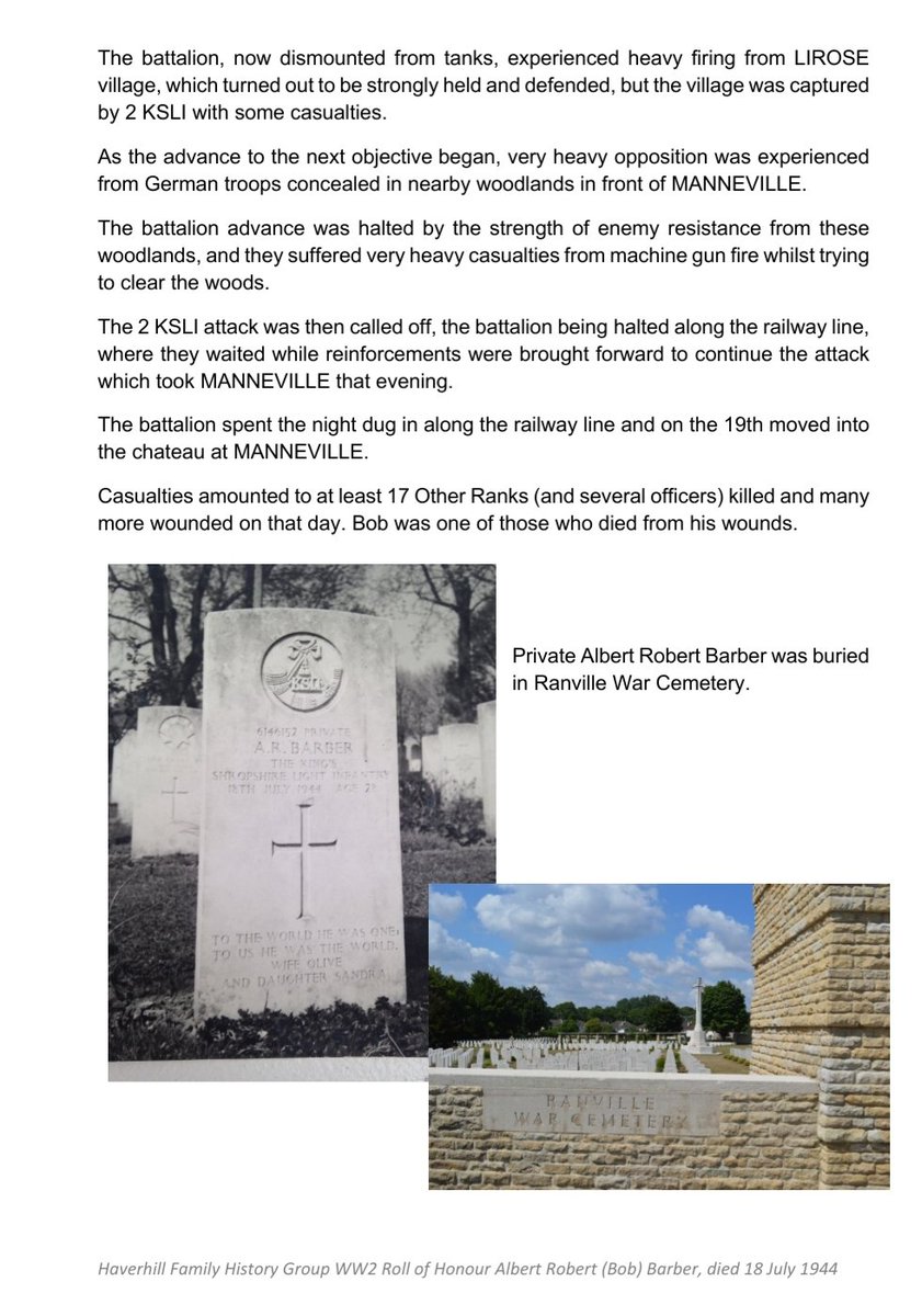 Private Albert Barber KSLI