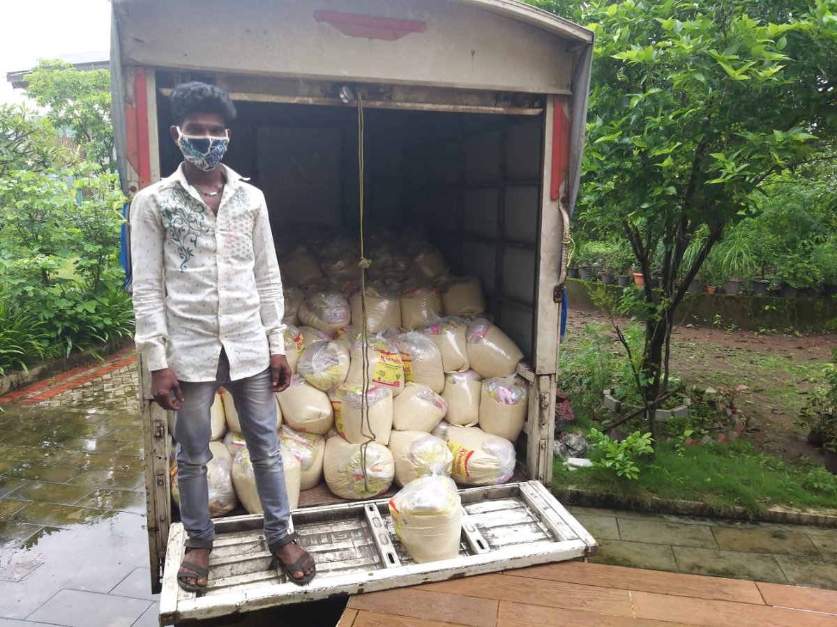 Soukhya_R's tweet photo. Shani ji belongs to PVTG Katkari tribal group.Originally a laborer in agricultural fields, since the lockdown began, he lost his wages.His hut has been destroyed in #CycloneNisarga
@ceiempowers team provided sufficient food provision for 1 month to his family   #CEI_CovidResponse https://t.co/QBkIh3XiQk