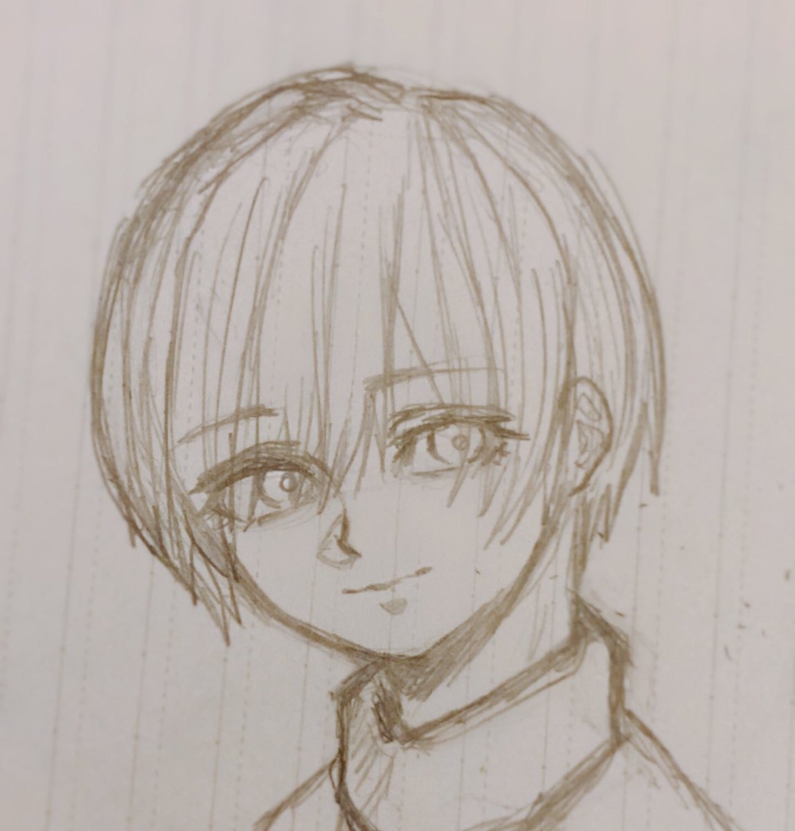 律奈 りつな ラフ 線画 色付け 久々に絵を描いた Skyのうちの子 顔あり 創作ホシの子 Thatskygames