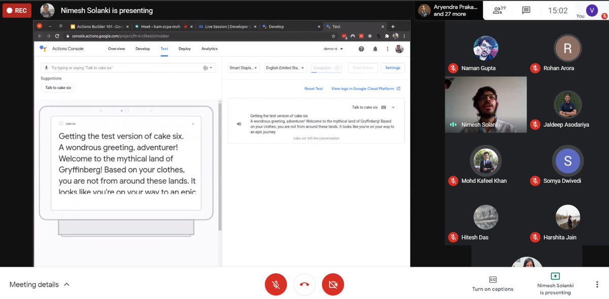 hashtagaps's tweet image. Developer Days 1 : AoG by @gdg_nd @WTM_Delhi , It's Live !! #developerdays #gdg
