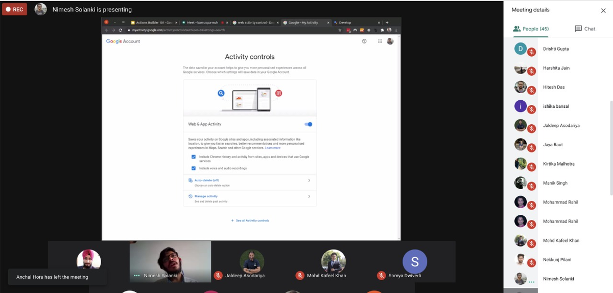 iamgrawal's tweet image. Me: Hey Google! tune me into Developers Days of @gdg_nd and @WTM_Delhi.
GA: Sure! tuning you in the session.
@GoogleDevsIN #DeveloperDays #GDGND #ActionsOnGoogle