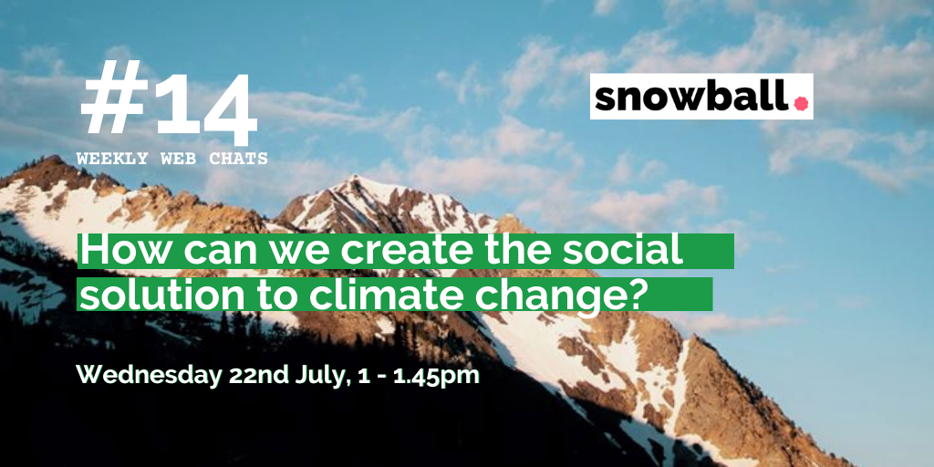 SustainableMert's tweet photo. 🎙️ Join Harry Pardoe, Founder @joinsnowball to hear about the new #ClimateAction charity that seeks to empower and enable people to drive climate action in their day to day lives and create a global movement of change 🌎 #WeeklyWebChat
Register ➡️ https://t.co/G2FZaz664o https://t.co/68qF26Krzh