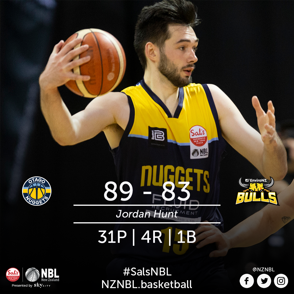 Sal’s NBL (@nznbl) on Twitter photo GOLDEN NUGGETS | <a href="/otagonuggetsnbl/">Otago Nuggets</a> have walked away from their Saturday night encounter with <a href="/franklinbullsnz/">Franklin Bulls Basketball</a> victorious, 89-83. Game report here - bit.ly/3975QZA. #SalsNBL GOLDEN NUGGETS | <a href="/otagonuggetsnbl/">Otago Nuggets</a> have walked away from their Saturday night encounter with <a href="/franklinbullsnz/">Franklin Bulls Basketball</a> victorious, 89-83. Game report here - bit.ly/3975QZA. #SalsNBL