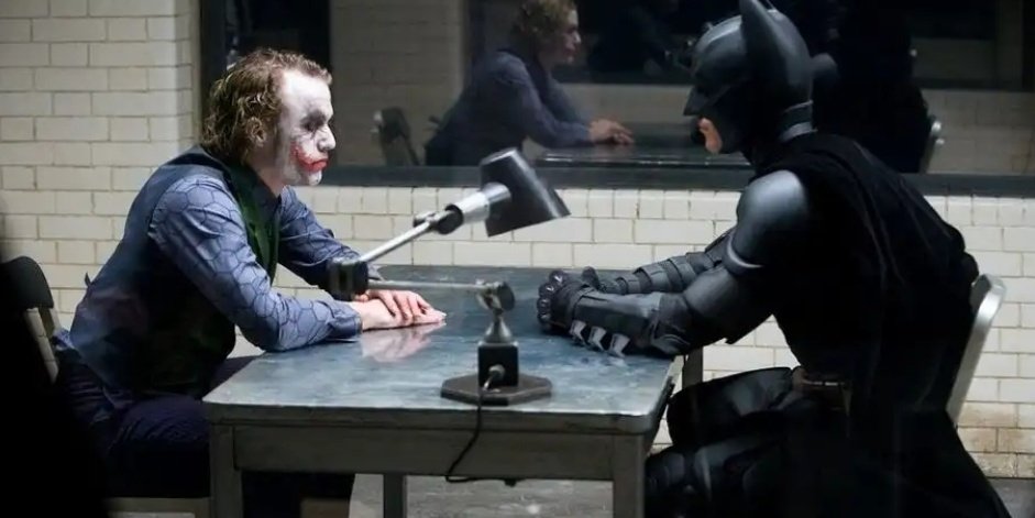 The second best thing about TDK is the conflict between batsy & Joker. An unstoppable force met an immovable object and the whole world went bonkers.Dialogues like "you and I are destined to do this forever" were just orgasmic stuff for batman fans. #12YearsOfTheDarkKnight