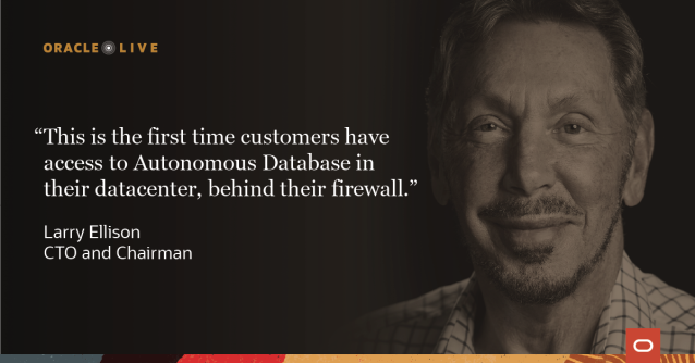 carlocaimi's tweet photo. Missed #OracleLive? Not to worry. Catch the full replay to hear from Larry Ellison on the latest updates to @Oracle's #cloud services. #database https://t.co/dQHaifdnog https://t.co/mNOgF3JMPm