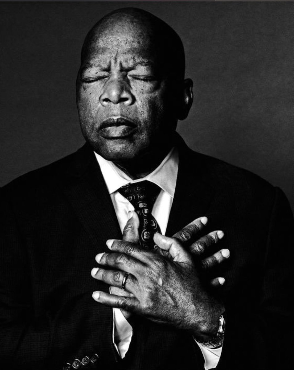 One of the great ancestors, the beautiful ones who taught “good trouble” has returned Home. RIP  #RestinpowerJohnLewis  #JohnLewis  @repjohnlewis.  A short thread on this beautiful warrior for love and justice.