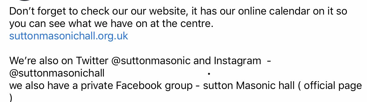 suttonmasonic's tweet image. Check out our other social media sites and our website.