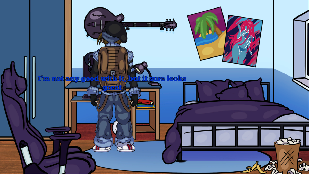 Prototyping Classic 2d point and click adventure game #TheCosmicJoke , art by the lord of pencils <a href="/_olliedraws_/">Ollie Draws</a> 

#screenshotsaturday , #indiegame , #IndieGameDev ,#madewithunity , #indiegames #gamedevelopment , #unityroom , #unity #indiedev , #indie #indiewatch #unity3d