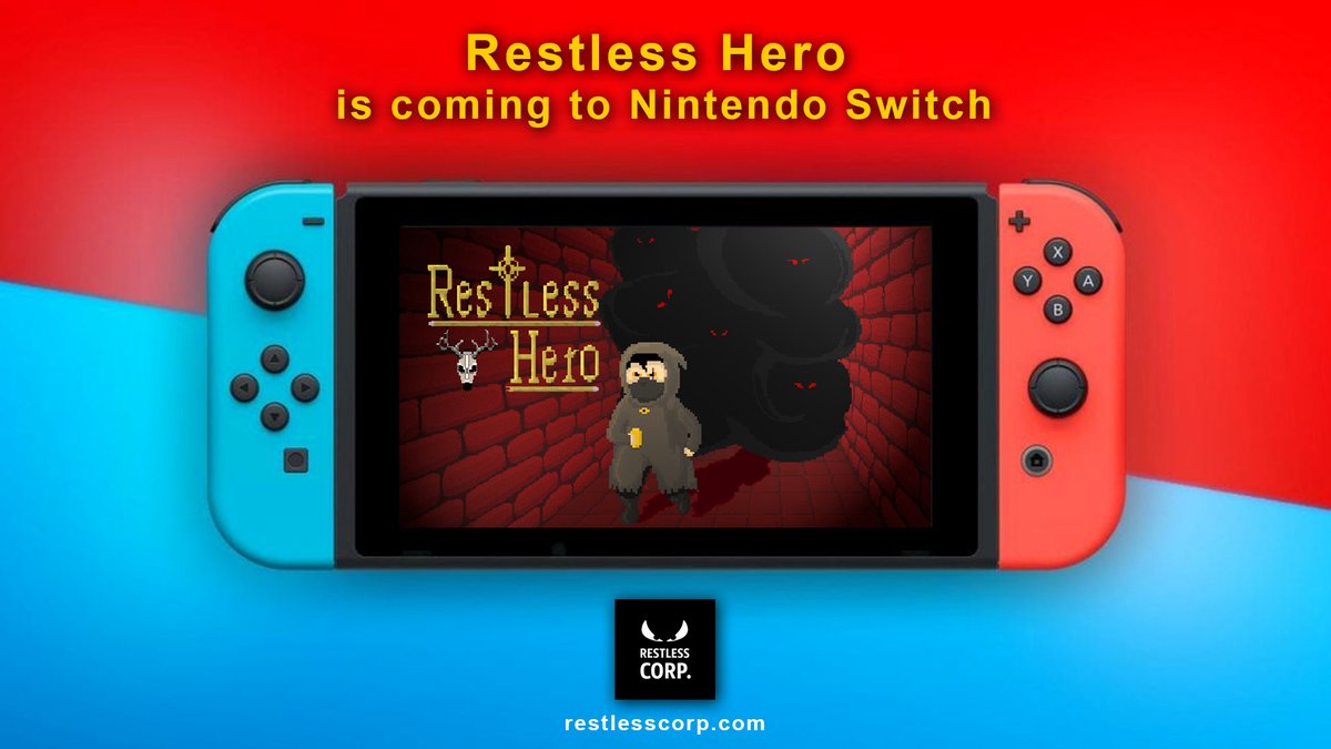GamesPaladinsIT's tweet photo. Il team di @CorpRestless ha annunciato che #RestlessHero arriverà anche su #NintendoSwitch 💪
(Già disponibile su #Xbox e #Steam)
➡️https://t.co/lrX1uvszNz
#2D #Platformer #Action #Adventure #Survival #RPG
#Pixelart #Soundtrack #SwitchCorps #Game
#Indiegame #Gamedev #Nindies https://t.co/YHw3bJDjcP