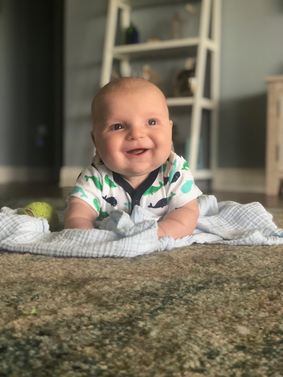 CaptSunshine90's tweet photo. Just a reminder that I have a pretty cute kid with ALL THE ROLLS 💙 https://t.co/JAEU6MnWWX