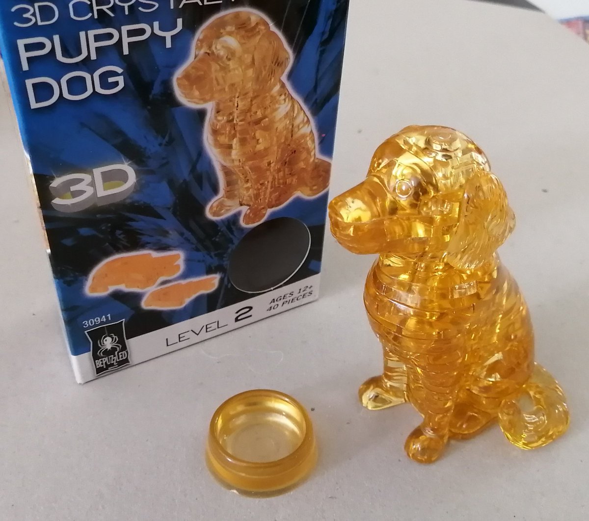 Cartwright_Four's tweet photo. Built a level-2, 40-pieces Original 3D Crystal Puzzle of a puppy dog. It even comes with a food bowl
Nice, quick build. Don't even try to build this without instructions : level-1 kits without instructions are fine, but not beyond that
#Bepuzzled #modelkit https://t.co/3005IeNryZ