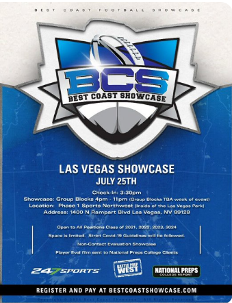 PelasioP's tweet photo. Thank you for the invite to the Vegas July 25th🏈Best Coast Showcase @BestCoastCamps @ttherzog @CoPreps @247Sports @RTaylorFBscout Linebacker 6' 200lb |2021 on https://t.co/hk1iGB622j https://t.co/RSi8bJTrw4