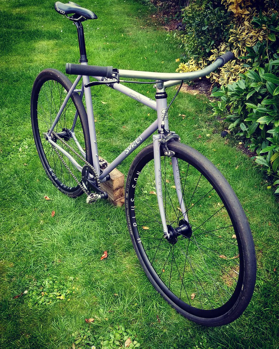 MardonStuart's tweet photo. New front wheel for the Steamroller. https://t.co/EzyiDqdCs4