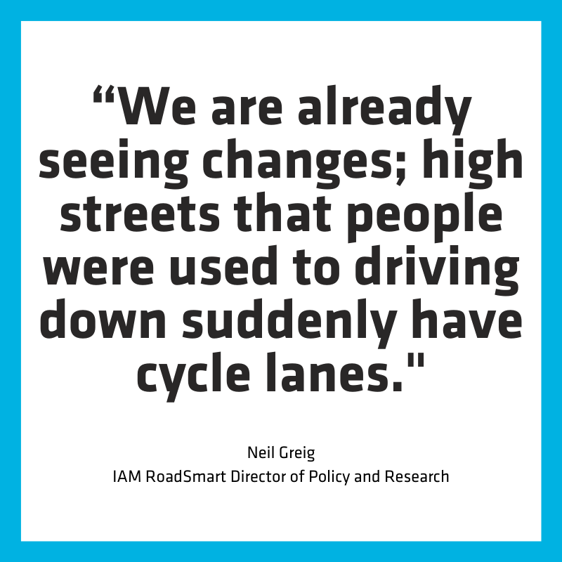 IAMRoadSmart's tweet photo. “Even the immediate future is still unknown as we are in a fast-changing landscape,” says Neil Greig, IAM RoadSmart Director of Policy and Research. Download the latest report here: https://t.co/ggyGm7fQf3  
#IAMMovingForward #IAMDrivingForBusiness #RoadSafety https://t.co/ccjRJsY7N8