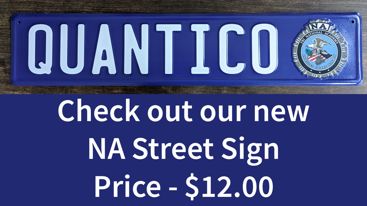 FBINAAQuantico's tweet photo. Check out our new NA Street Sign!
It's only $12.00 to add it to your home today!

Click the link below to order!
https://t.co/nPEHn0nJ98 https://t.co/qvTUqpI5Uj
