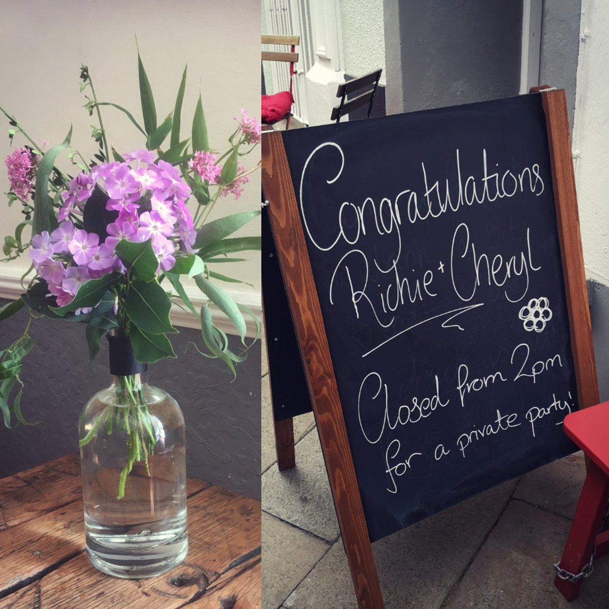 LepetitmondeB's tweet photo. We did our first (socially distanced, of course!) after wedding meal yesterday 🤵♥️👰 if you are planning something similar please contact us to discuss what we could do for you! #localbusiness #devonhour #bideford #northdevon #foodie #wedding https://t.co/6QoQJuV9TI